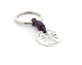 SWEET GUARDIAN ANGEL - 24mm silver medal keychain